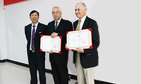 外籍教授受聘典禮 外籍教授受聘典禮